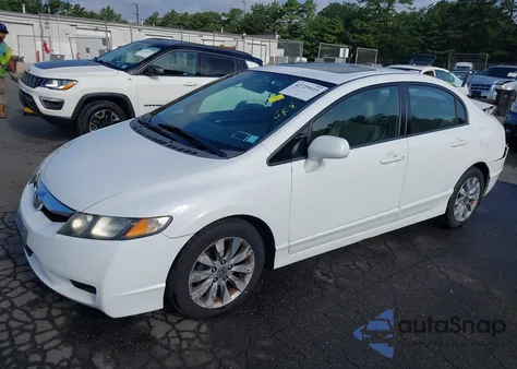 2010 Honda Civic Ex z USA, uszkodzony, nr VIN 2HGFA1F8XAH506573